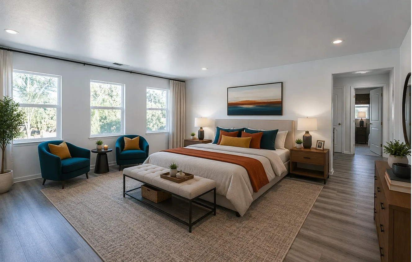 Furnished master suite for rent in Visalia CA